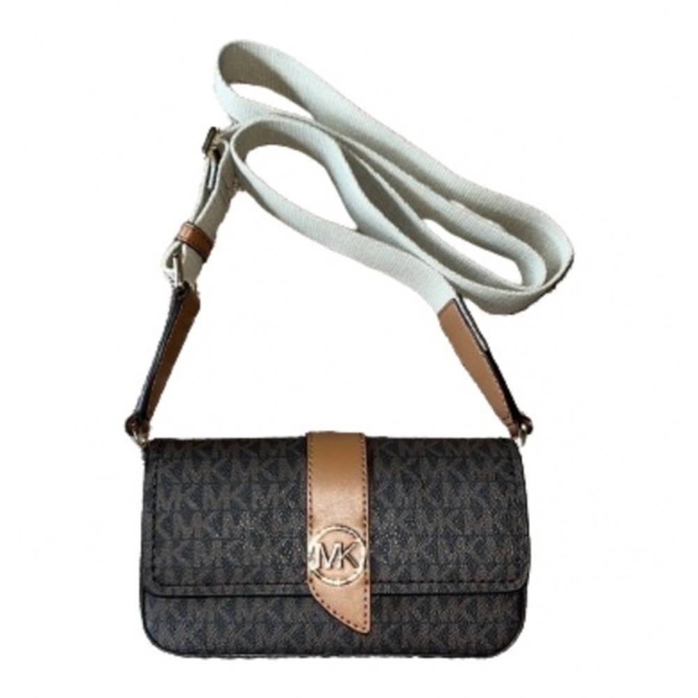 Michael Kors Greenwich Brown Acorn sling crossbody NWT